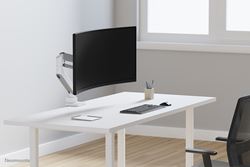 Neomounts supporto da scrivania per schermi curvi ultra wide Immagine 15